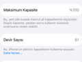 iPhone devir sayısı nedir, kaç olmalı?