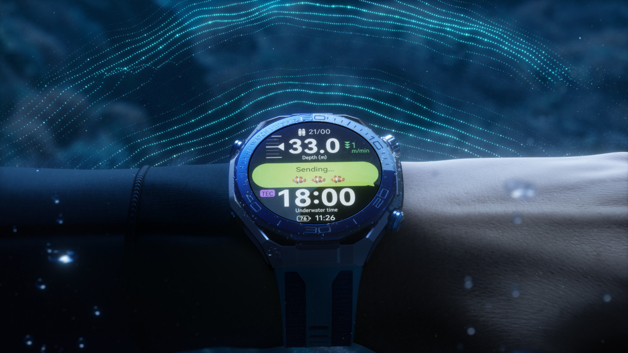 HUAWEI WATCH Ultimate 2 ile su altında 150 metre derinlikte iletişim devrimi