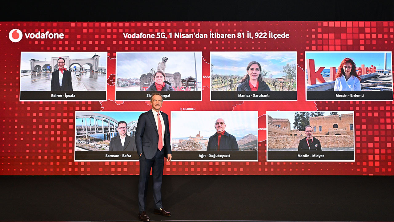 Vodafone, 1 Nisan'da Türkiye’yi 5G ile buluşturacak