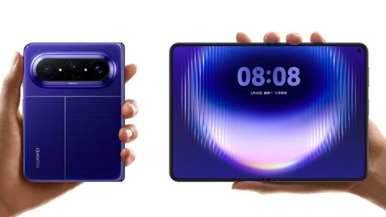 Geniş katlanır telefon Huawei Pura X Max tanıtıldı