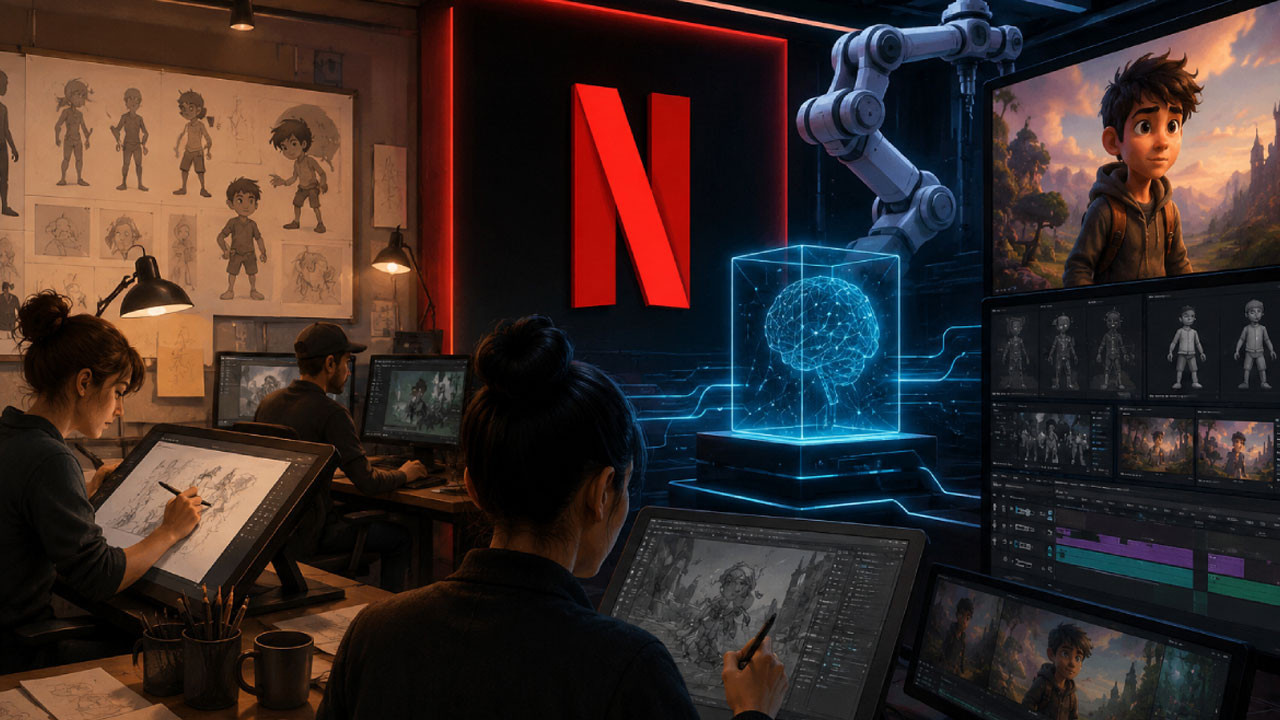 Netflix, üretken yapay zekâyla animasyon üretmek için INKubator stüdyosunu kurdu