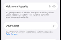 iPhone devir sayısı nedir, kaç olmalı?