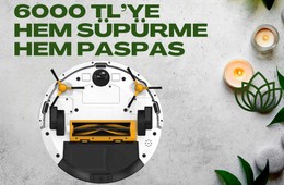 Hem süpürüyor, hem paspaslıyor, 6900 TL’ye robot süpürge almayan kalmasın