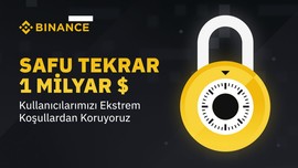 Binance kullanıcı güvenliği için SAFU'yu 1 milyar dolara çıkardı