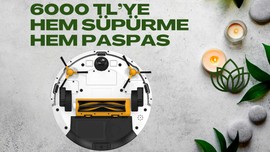 Hem süpürüyor, hem paspaslıyor, 6900 TL’ye robot süpürge almayan kalmasın