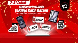 MediaMarkt CLUB ile alışveriş yaptıkça kazandıran çekiliş kampanyası başlıyor