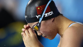 12 Yaşındaki Çinli yüzücü tarihinin en genç madalyalı ismi oldu!