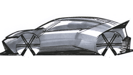 Hyundai, IAA Mobility 2025 Öncesinde Concept THREE'nin İlk Çizimini Paylaştı