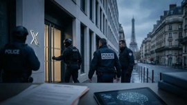 Fransa'da X ofisine baskın yapıldı