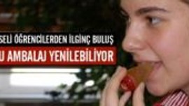İşte yenilebilir ambalaj!
