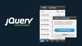 Jquery ekibinden Jquery Mobile UI