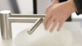 El yıkamada ve kurutmada yeni musluk