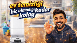 Paspaslarını bile kendi kurutan robot süpürge; MOVA E40 Ultra Robot Süpürge inceleme