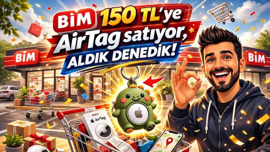 Bim'den 150TL'ye AirTag aldık, yok fiyatına muazzam performans