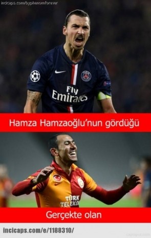 Galatasaray - Atletico Madrid maçı capsleri - Resim: 8