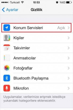 iOS 7'de hava durumu düzenleme - Resim: 1