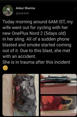 OnePlus Nord 2 bir patlama ile gündeme geldi!! - Resim : 1