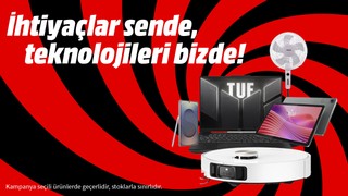 “İhtiyaçlar Sizde, Teknolojileri MediaMarkt’ta” Kampanyası ile teknoloji alışverişinin tam zamanı!