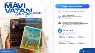 TEKNOFEST Mavi Vatan Resim Yarışması ile Minik Eller, Büyük Hayallere Yelken Açıyor!
