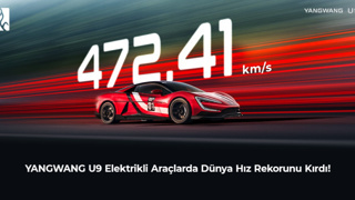 BYD YANGWANG U9, 472 km/sa Hıza Ulaşarak Elektrikli Araç Hız Rekorunu Kırdı