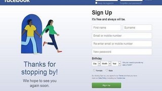 Facebook'tan çıkış yapınca panik olmayın!