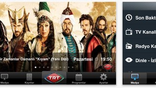 TRT Televizyon iPad-iPhone uygulaması yayında!