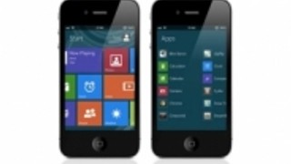 iPhone'a çiçek gibi Windows 8 Metro arayüzü!