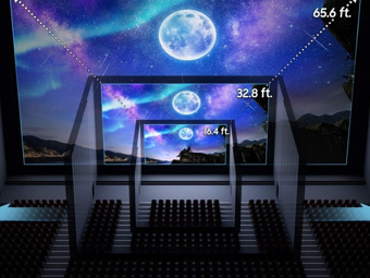 Sinemalarda devrim olabilir, dev ekranlı Samsung LED TV'ler sinemaya geliyor