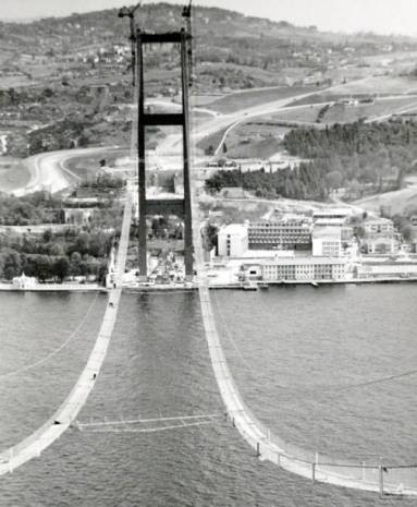 Bakın ilk Boğaz köprüsü nasıl yapıldı? - Resim: 3