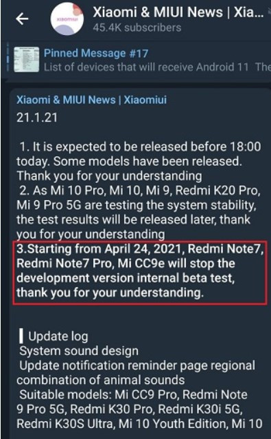 Xiaomi bu telefonları için güncelleme desteğini kesti! - Resim : 1