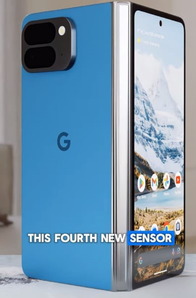 Google Pixel Fold 2'nin ilk 3D görselleri sızdırıldı - Resim : 1