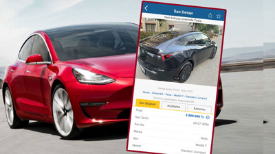 Bakanlıktan ikinci el Tesla ilanına 325 bin lira ceza