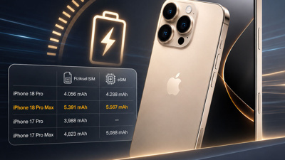 iPhone 18 Pro Max'in batarya kapasitesi sızdırıldı