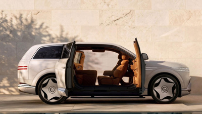 Lüks elektrikli Genesis GV90 görücüye çıkarıldı