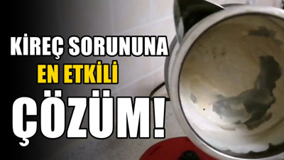 Kettle kirecini söküp atıyor: Birkaç dakikada yeni gibi oluyor