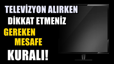 TV alırken çoğu kişinin yaptığı hata: Ekran boyutunu böyle belirleyin