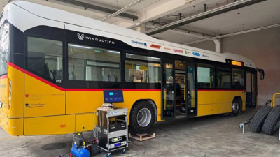 Winduction, otobüs lastiklerine kablosuz şarj bobini yerleştiriyor