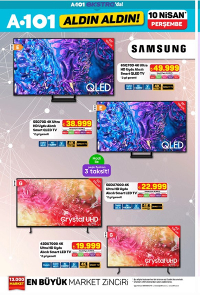 Samsung Akıllı TV fiyatları hiç bu kadar düşmemişti, hem de QLED - Resim : 1