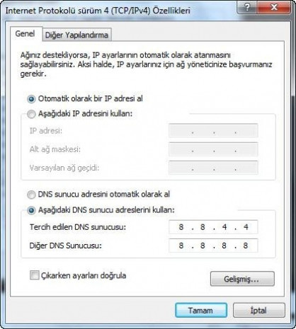 Windows, Mac OS, iOS, Android'de DNS nasıl değiştirilir? - Resim: 8