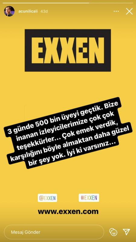 Exxen abone sayısı ile rekor kırdı! Şimdi Netflix düşünsün! - Resim : 1