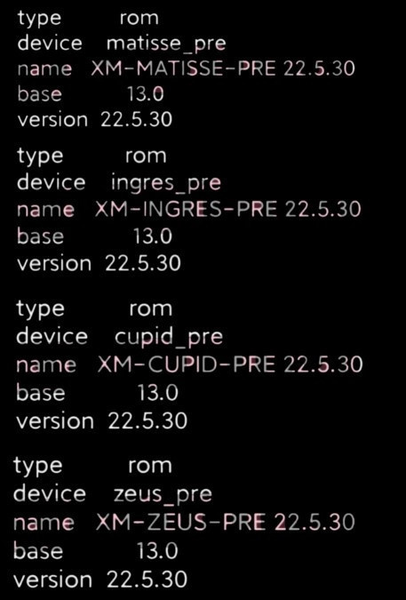 Xiaomi Android 13 güncelleme testlerine başladığı ilk cihazlar belli oldu!