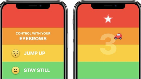 iPhone X'da TrueDepth ile oynanan ilk oyun!