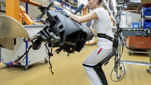 Audi otomobilleri iskelet robotlarla yapıyor