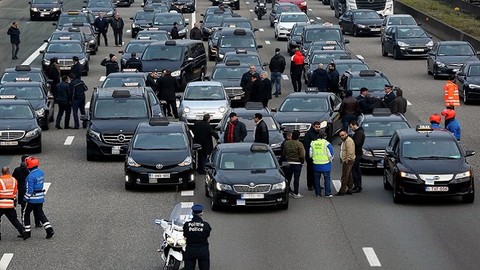 Uber Belçika'da da kaosa neden oldu!