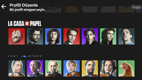 Netflix profil fotoğrafı özelliğini geliştirdi