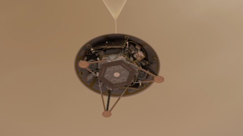 InSight Mars yüzeyine depremölçer indirdi!