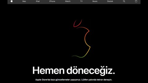 Apple Store bakıma girdi