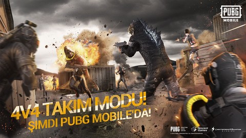PUBG Mobile'a 4V4 takım savaş modu geldi
