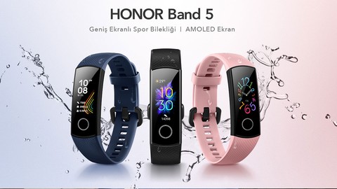 HONOR Band 5 Türkiye pazarında satışı sunuldu