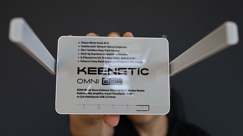 Kurulumu kolay modem: Keenetic Omni DSL (video)